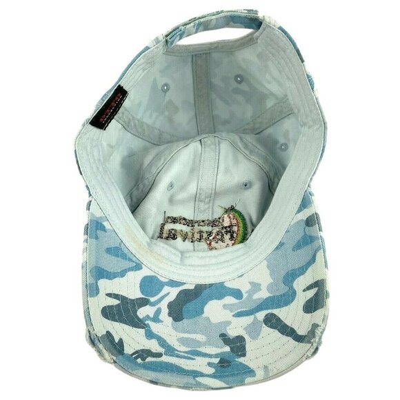 Watermelon Festival Blue Camo Baseball Cap Adjustable Distressed Nash Oklahoma - Picture 7 of 10